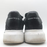 Alexander McQueen Glitter Oversized Sneakers Black Size 38.5