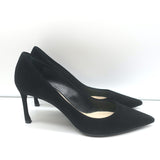 Christian Dior Essence 70 Pumps Black Suede Size 37 Pointed Toe Heels