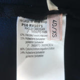 Giambattista Valli Floral-Embroidered Bell Sleeve Cardigan Black Size 40