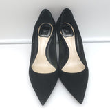 Christian Dior Essence 70 Pumps Black Suede Size 37 Pointed Toe Heels