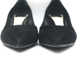 Christian Dior Essence 70 Pumps Black Suede Size 37 Pointed Toe Heels