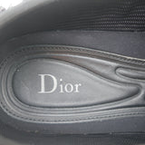Christian Dior Fusion Floral Beaded Sneakers Black Mesh Size 41