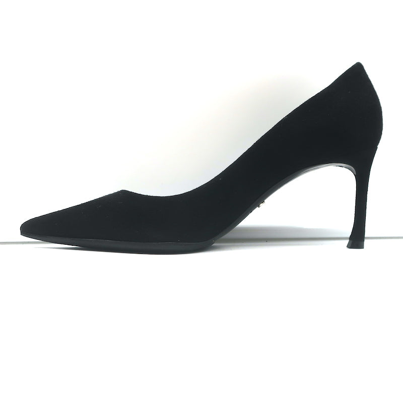 Christian Dior Essence 70 Pumps Black Suede Size 37 Pointed Toe Heels