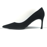 Christian Dior Essence 70 Pumps Black Suede Size 37 Pointed Toe Heels