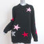 Givenchy Star Cutout Sweater Black & Pink Wool Size Medium Oversize Pullover