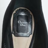 Christian Dior Essence 70 Pumps Black Suede Size 37 Pointed Toe Heels