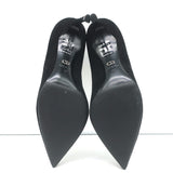 Christian Dior Essence 70 Pumps Black Suede Size 37 Pointed Toe Heels