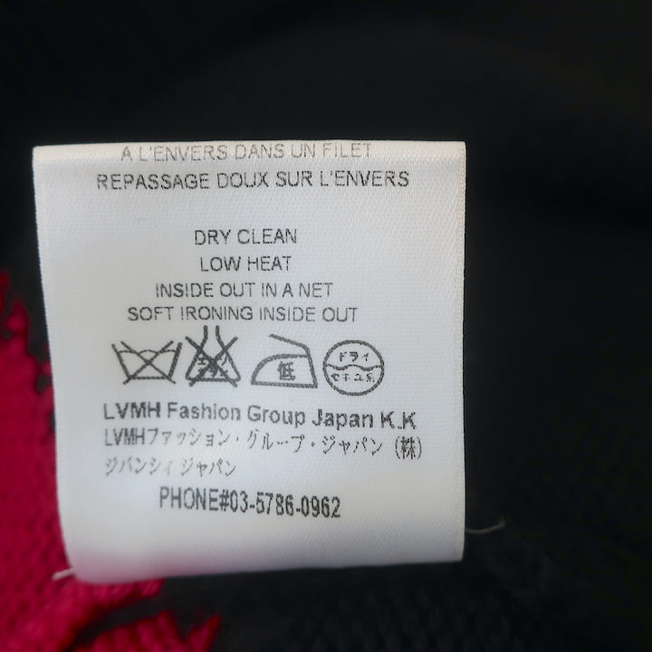 Givenchy Star Cutout Sweater Black &amp; Pink Wool Size Medium Oversize Pullover