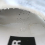 Golden Goose Superstar Gingham Star Sneakers White/Pink Metallic Leather Size 36