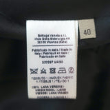 Bottega Veneta Sleeveless Ruffled Peplum Dress Black Wool Crepe Size 40