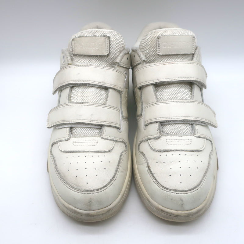 Off-White c/o Virgil Abloh Out of Office Sneakers White Leather Size 36