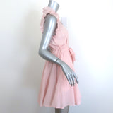 Xirena Leana Tie-Waist Mini Dress Soft Blush Cotton-Silk Size Extra Small NEW