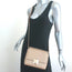 Serapian Chain Strap Crossbody Beige Textured Leather Small Shoulder Bag