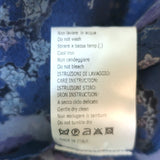 Giambattista Valli Trapeze Tank Top Navy/Purple Floral Print Chiffon Size 38