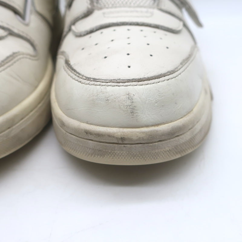 Off-White c/o Virgil Abloh Out of Office Sneakers White Leather Size 36