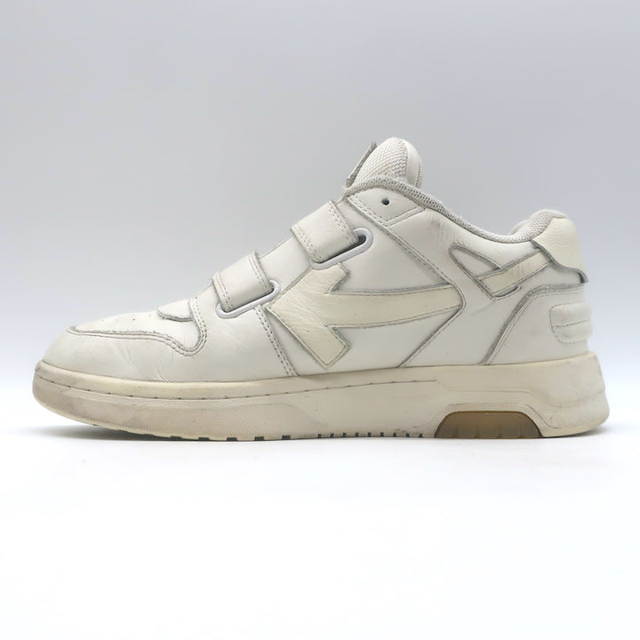Off-White c/o Virgil Abloh Out of Office Sneakers White Leather Size 36