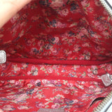 Gucci Trapuntata Small Camera Bag Silver Metallic Quilted Leather Crossbody