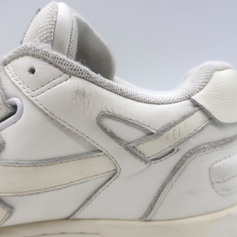 Off-White c/o Virgil Abloh Out of Office Sneakers White Leather Size 36