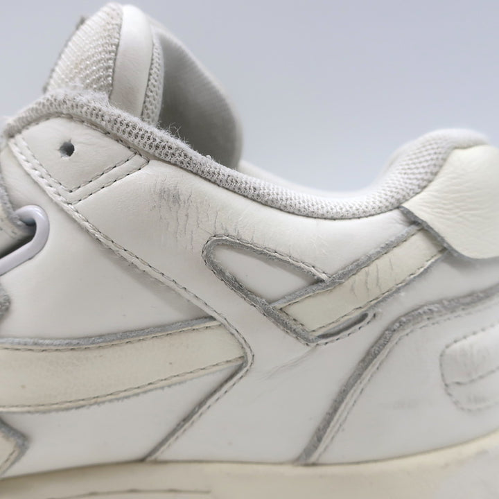 Off-White c/o Virgil Abloh Out of Office Sneakers White Leather Size 36