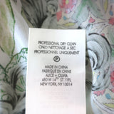 Alice + Olivia Long Sleeve Blouse Julius Floral Print Cotton-Silk Size Medium