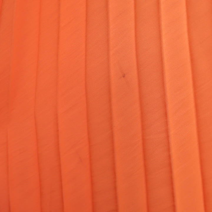 A.L.C. Delfina pleated one-shoulder cutout midi dress in vibrant orange — pre-owned, authentic luxury with original hang tag