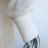 Chloe Mini Dress Milk Silk Size 38 Long Sleeve Tunic Top