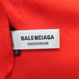 Balenciaga Fluid Silk Satin Slip Dress Red Size 40