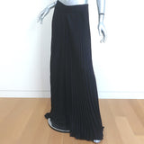 Alice + Olivia Copen Pleated Wide Leg Pants Black Size 8 NEW