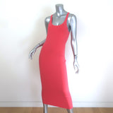 A.L.C. Chase Midi Tank Dress Salmon Stretch Knit Size Medium