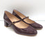 Stuart Weitzman Gabby 45 Mary Jane Pumps Burgundy Patent Leather Size 8.5