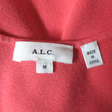 A.L.C. Chase Midi Tank Dress Salmon Stretch Knit Size Medium