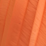 A.L.C. pleated one-shoulder cutout midi dress in vibrant orange, pre-owned with original tag — authentic luxury.