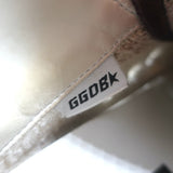 Golden Goose Mid Star Glitter Sneakers Purple/Gray Suede Size 40