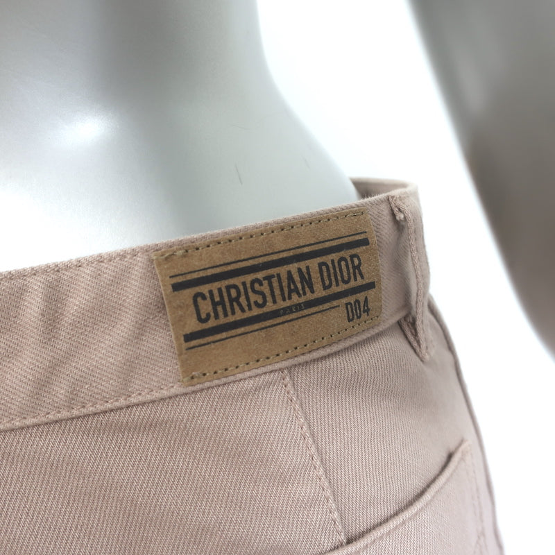 Christian Dior Dior 8 D04 Flared Jeans Blush Beige Size US 6
