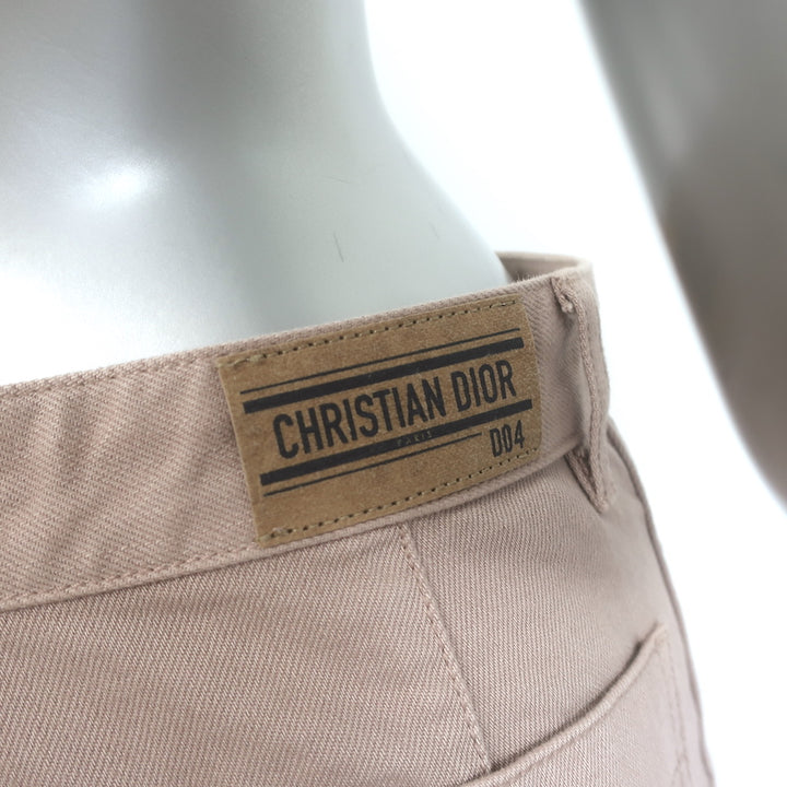 Christian Dior Dior 8 D04 Flared Jeans Blush Beige Size US 6