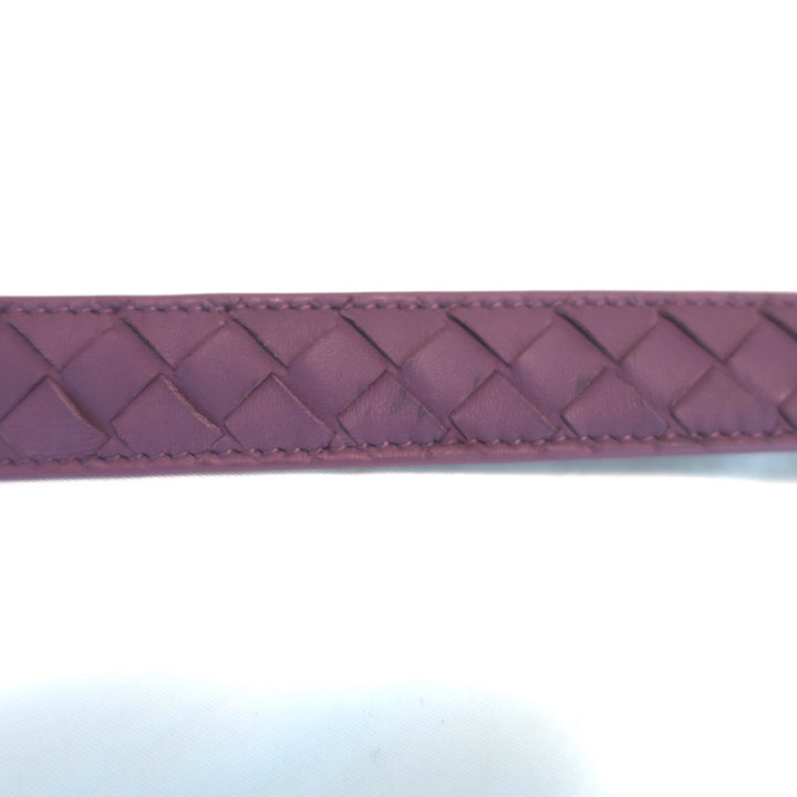 Bottega Veneta Intrecciato Skinny Belt Orchid Leather Size 80 US 32