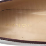 Stuart Weitzman Gabby 45 Mary Jane Pumps Burgundy Patent Leather Size 8.5