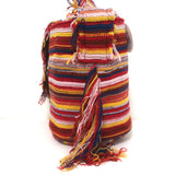 Chloe Jorge Bucket Bag Multicolor Striped Cashmere-Blend Knit Crossbody NEW