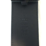 Gucci Pearl Double G Belt Black Leather Size 85 US 34