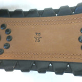 Alaia Studded Waist Belt Black Leather Size 75 US 30