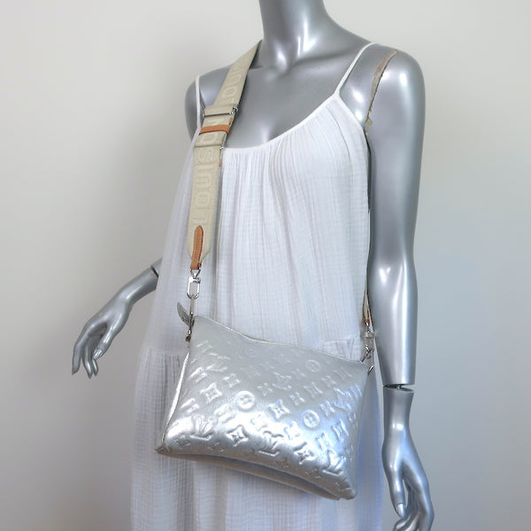 Louis+Vuitton+Coussin+Shoulder+Bag+PM+Taupe+Leather for sale online