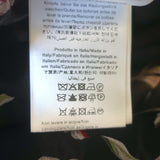 Giambattista Valli Sequined Yoke Blouse Black Floral Print Silk Size 42 NEW