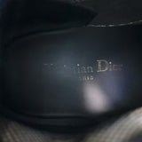 Christian Dior Walk'n'Dior High-Top Sneakers Navy Camo Jacquard Knit Size 39