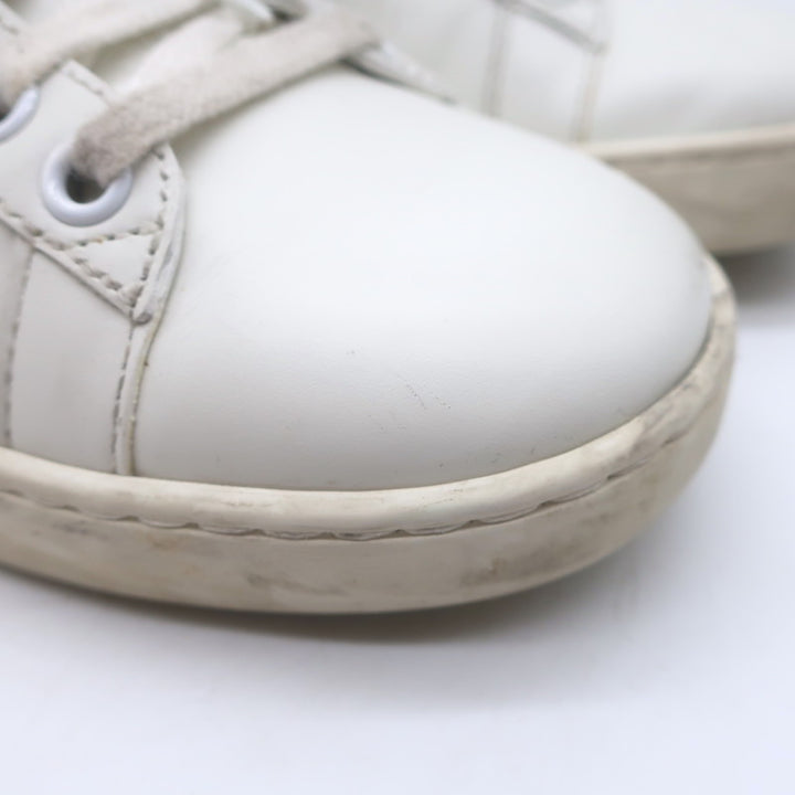 Gucci Ace GG Apple Embroidered Sneakers White Leather Size 35.5
