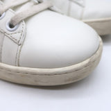 Gucci Ace GG Apple Embroidered Sneakers White Leather Size 35.5