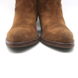 Penelope Chilvers Cassidy Cowboy Boots Tan Suede Size 40