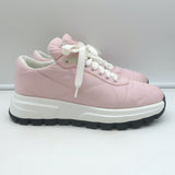 Prada Prax 01 Re-Nylon Quilted Low Top Sneakers Light Pink Size 37.5