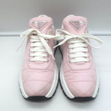 Prada Prax 01 Re-Nylon Quilted Low Top Sneakers Light Pink Size 37.5