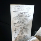 Fendi Ruffle Sleeve Blouse Black Mesh-Trimmed Silk Size 38