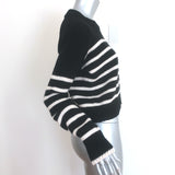 La Ligne Mini Marin Striped Sweater Black & White Wool-Cashmere Size Extra Small